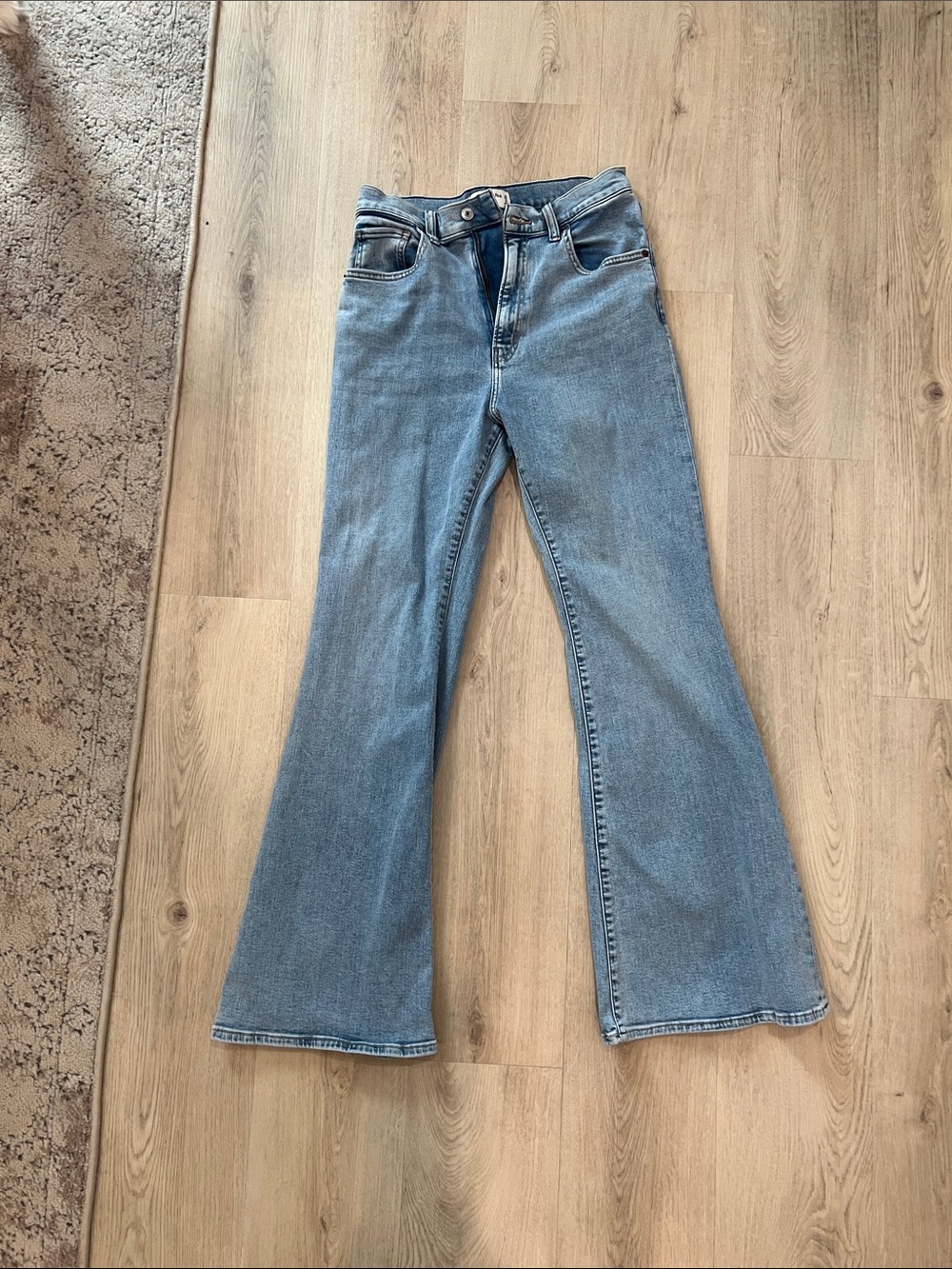 Abercrombie & Fitch Light Blue Flare Jeans